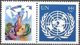 United Nations UNO UN Vereinte Nationen New York 2006 Greetings Mi.No.1032 Label MNH ** Neuf - Nuevos
