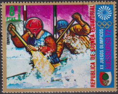 1972 Äquatorial-Guinea ° Mi:GQ 61, Yt:GQ 19E, Canoe Slalom C2, Summer Olympics 1972, Munich: Events In Augsburg - Guinea Ecuatorial