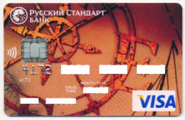 RUSSIA - RUSSIE - RUSSLAND RUSSIAN STANDARD BANK VISA BANK CARD EXPIRED - Credit Cards (Exp. Date Min. 10 Years)