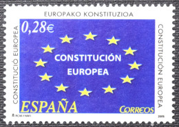 España Spain 2005  Constitucion Europea  Mi 4016  Yv 3721  Edi 4141  Nuevo New MNH ** - Instituciones Europeas