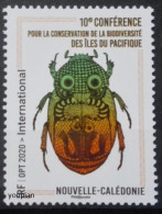 New Caledonia 2020, Biodiversity Of Pacific Islands, MNH Single Stamp - Unused Stamps