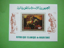 Rembrandt Painting # Mauritania 1980 MNH # Block28 Horses Mauritanie - Rembrandt