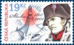 ** 434 Czech Republic Battle OF AUSTERLITZ (Slavkov) 2005 Joint Issue With France Napoleon - Emissions Communes