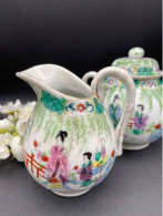 Pot à Lait DAÏ Nippon 1930 Famille Verte  Ht 11cm Porcelaine Chinoise  #240005 - Art Asiatique