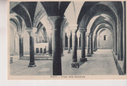 RIETI  CATTEDRALE CRIPTA   NO VG - Rieti