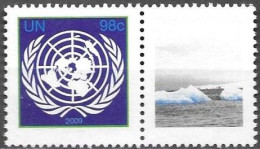 United Nations UNO UN Vereinte Nationen New York 2009 Greetings Summit On Climate Change Mi.No.1161C Label MNH ** Neuf - Unused Stamps