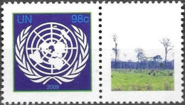 United Nations UNO UN Vereinte Nationen New York 2009 Greetings Summit On Climate Change Mi.No.1161C Label MNH ** Neuf - Unused Stamps