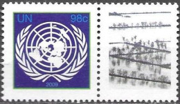 United Nations UNO UN Vereinte Nationen New York 2009 Greetings Summit On Climate Change Mi.No.1161C Label MNH ** Neuf - Unused Stamps