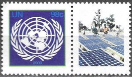 United Nations UNO UN Vereinte Nationen New York 2009 Greetings Summit On Climate Change Mi.No.1161C Label MNH ** Neuf - Nuevos