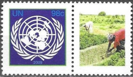 United Nations UNO UN Vereinte Nationen New York 2009 Greetings Summit On Climate Change Mi.No.1161C Label MNH ** Neuf - Ongebruikt