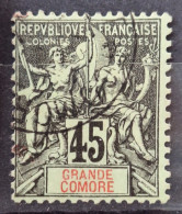 Grande Comore 1900/07 N°18 Ob TB Cote 100€ - Gebruikt