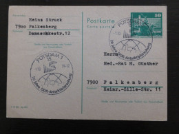 DDR GDR Germany 1979 Stationery 20 Years Of GDR Antarctic Research Ganzsache 20 Jahre DDR Antarktisforschung Postdam - Cartoline - Usati