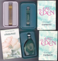 Miniature Vintage Parfum - Cacharel - Eden  & Anais  - EDT - Pleine Avec Boite 1,5 , 5 & 2 Ml - Miniaturas Mujer (en Caja)