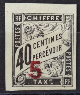 Indochine 1905 Taxe N°2 (*) TB Cote 44€ - Timbres-taxe