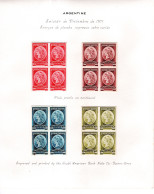 ARGENTINIEN-DIENSTMARKEN, Michel No.: D25-30Pr - Dienstmarken