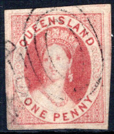 QUEENSLAND, Michel No.: 1 USED, Cat. Value: 1300€ - Otros & Sin Clasificación