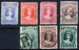 QUEENSLAND, Michel No.: 58-62 USED, Cat. Value: 485€ - Sonstige & Ohne Zuordnung