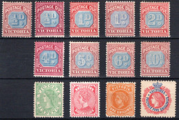 VICTORIA, Michel No.: 153-56 MH, Cat. Value: 345€ - Steuermarken