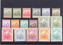 BARBADOS, Michel No.: 42-60 MH, Cat. Value: 382€ - Barbades (...-1966)