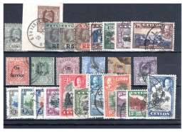 CEYLON, Michel No.: 160, 162 USED, Cat. Value: 248€ - Ceylan (...-1947)