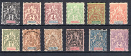 DAHOMEY, Michel No.: 6-10 MH, Cat. Value: 286€ - Collections