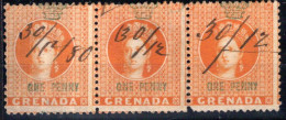 GRENADA, Michel No.: 13 PEN STRIPE - Grenade (...-1974)