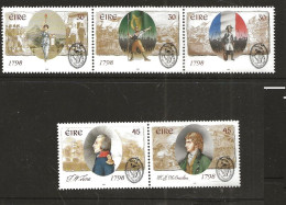 Ireland 1998   200th Anniversary Of The 1798 Uprising .  MI 1063-1067 Strip And Pair  MNH(**) - Unused Stamps