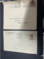 17-2-2024 (4 X 29) Australia Cover X 2 - 1950's (with Advertising) - Lettres & Documents