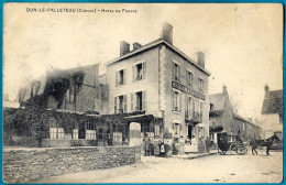 CPA 23 DUN-Le-PALLETEAU Creuse - HÔTEL De FRANCE (diligence Petit Plan) - Dun Le Palestel