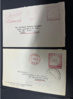 17-2-2024 (4 X 29) Australia Cover X 2 - 1950's (with Advertising) - Cartas & Documentos