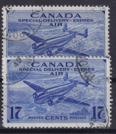 CANADA 1942/43 - Canceled  - Sc# CE1, CE2 - Special Delivery Air - Posta Aerea: Espressi