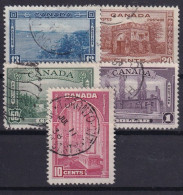 CANADA 1938 - Canceled - Sc# 242-245 - Usados