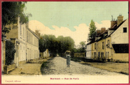 CPA Toilée Couleur 77 MORMANT - Rue De Paris ° Crapard éditeur - Mormant