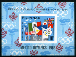 Philippinen Block IV Postfrisch Olympia 1968 Mexiko #HL075 - Filippine