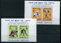 Südkorea Block 354-55 Postfrisch Olympiade 1972 #JG702 - Korea (...-1945)