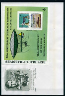 Malediven Block Block 47 Charles Lindbergh Ersttagesbrief/FDC #GI588 - Maldivas (1965-...)