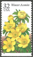 XW01-0531 USA 1996 Fleur Flower Blume Winter Aconite Aconit Hiver - Usados