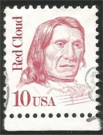 XW01-0422 USA Red Cloud Chef Indien Indian Chief - Indios Americanas