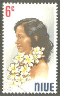 XW01-0953 Niue Femme Woman Collier Fleur Flower Necklace - Niue