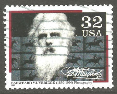 XW01-0670 USA 1996 Pioners Communication Pionniers Eadweard Muybridge Photographe Photographer - Usados