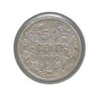 LEOPOLD 2 * 50 Cent 1909 Vlaams  Met Punt * Z.Fraai * Nr 12604 - 50 Centimes