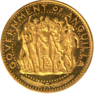 Royaume-Uni-Médaille Territoires Doutre-mer Et Dépendances De La Couronne Anguilla 1969 - Andere & Zonder Classificatie