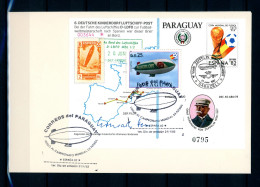 Paraguay Block 382 Zeppelin Ersttagesbrief/FDC #GO638 - Paraguay