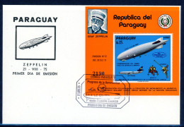 Paraguay Block 246 Zeppelin Ersttagesbrief/FDC #GO544 - Paraguay