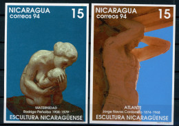 Nicaragua Bl 234-35 Postfrisch Kunst #JC462 - Nicaragua