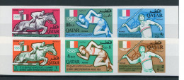 Qatar 259-264B Postfrisch Olympia #HL425 - Qatar