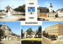 72526869 Glauchau Bahnhof Markt Mit  Rathaus Schloss Forderglauchau Glauchau - Glauchau