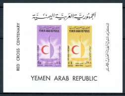Jemen Block 18 Postfrisch Roter Halbmond #GX032 - Yemen