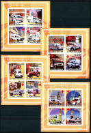 Sao Tome E Principe 3306-3321 B Postfrisch Krankenwagen Kleinbogen #GX037 - Sao Tome Et Principe