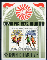 Malediven Block 15 B Postfrisch Olympiade #ID122 - Maldivas (1965-...)